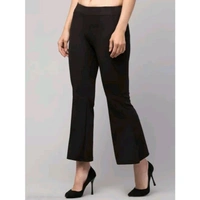 Classic Latest Women Women Trousers, Karara, Belbottom,  - Black, 28