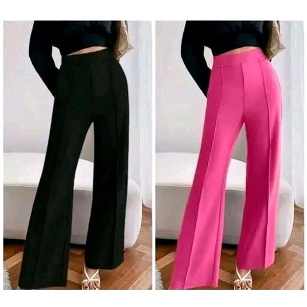 Classic Latest Women Women Trousers, Karara, Belbottom,  - Black, 30