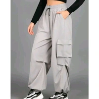 New Trendy Parachute pent - Light Gray, XL