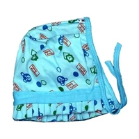 One time use best Baby Boy and Baby Girl soft Hosiery Cotton Caps Gift Set for New Born, Infant, toddler Boy's & Girl's Kids Cap Set Pack of 4 (Random Print) - 0-3 Month