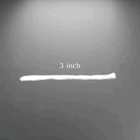 Mahadeva Long Cotton Wicks for Puja - Regular White 1100 Pcs