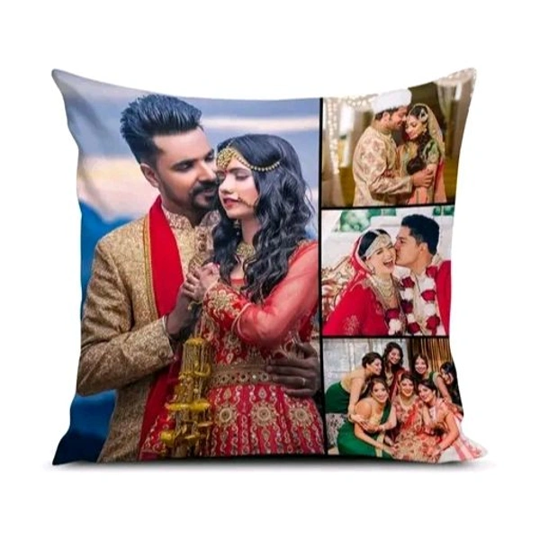 Craft Hub Customized cushion, photo cushion , photo on pillow , photo pillow, photo pillow cover , customized pillow , personalized pillow with photo , personalised pillow , cushion with photo , pillow with photo , cushion with cushion cover , Trending Cushion 12x12 inch size with  filler 