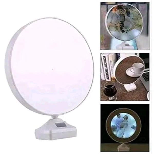 Illuminate Your Love Story with Personalized Magic Mirror Photo Frame - Perfect Valentine's Day, Anniversary, and Birthday Gift"