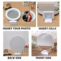 Illuminate Your Love Story with Personalized Magic Mirror Photo Frame - Perfect Valentine's Day, Anniversary, and Birthday Gift"