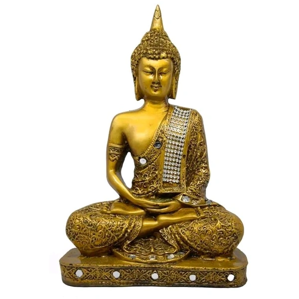 mishtukocrafts Buddha Statue For Home Decor Idol/Showpiece Decorative Showpiece