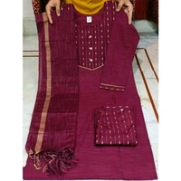 Aakarsha Ensemble Kurtis - Maroon, XXL