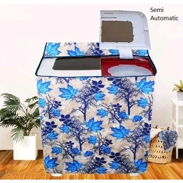 Washing Machine Cover Suitable for Semi Automatic Washing Machine (5 Kg - 8 Kg)