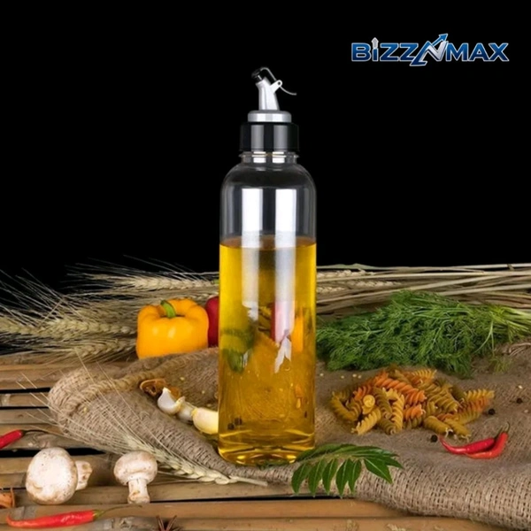 BIZZNMAX™ 1000 ml Cooking Oil Dispenser Set  (Pack of 2) - Transparent, 1000 ML