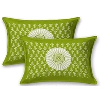 Cozy Style Cotton Double Bedsheet Set with 2 Pillow Covers