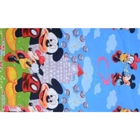 Dev Impex 144 TC 3D Printed Polycotton Double Bedsheet with 2 Matching Pillow Covers (Multicolour, 90 inches X 90 Inches) - Free Size