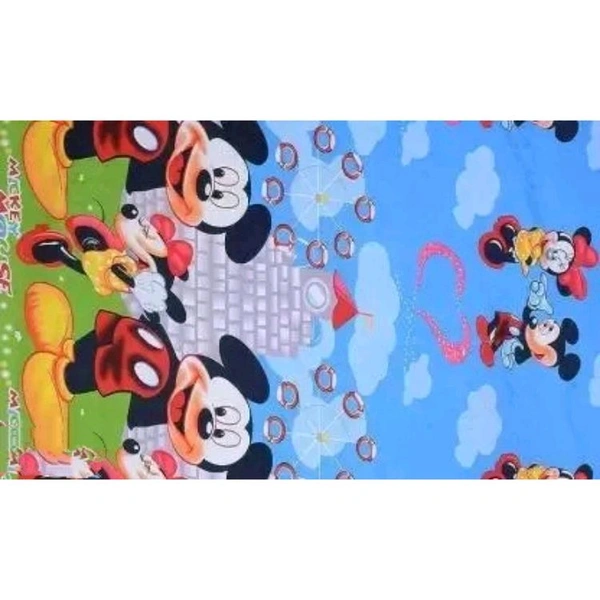 Dev Impex 144 TC 3D Printed Polycotton Double Bedsheet with 2 Matching Pillow Covers (Multicolour, 90 inches X 90 Inches) - Free Size