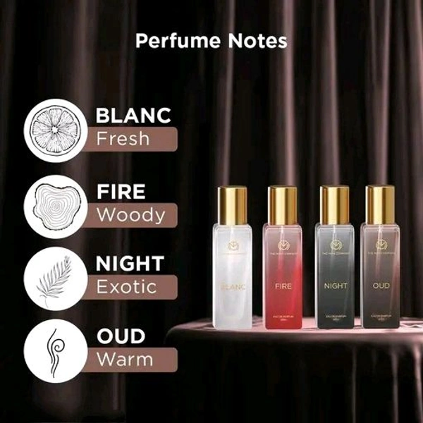 The Man Company Perfume Gift Set for Men 4*20ml - A Gentleman’s Moods | Premium Long-Lasting Perfume Body Spray for Gifting