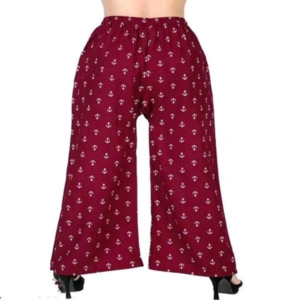 Women’s Printed Palazzo | Soft Rayon Fabric | Ethnic & Casual Wear | Comfortable & Stylish. Printed Palazzo for Women  Rayon Palazzo Pants  Ethnic & Casual Palazzo  Stylish Palazzo for Daily Wear  Palazzo with Elastic Waistband  Floral Print Palazzo  Comfortable & Trendy Palazzo - 30