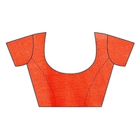 Silk White Saree With Blouse - White