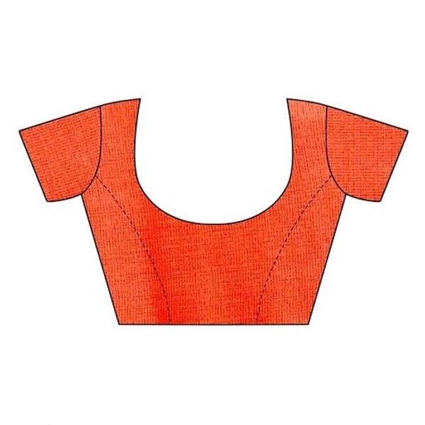 Silk White Saree With Blouse - White