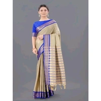 PLAIN COTTON SILK SAREE