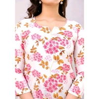 Short Kurti For Women - White, XL