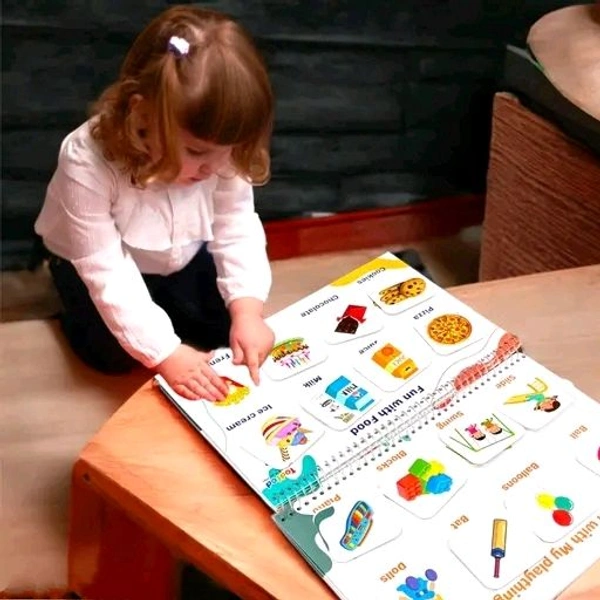 Todfod Chhote Natkhat, All in One Early Learning Board Book For Kids to Learn Vehical, Shapes, Colors, Fruits, Numbers, Body Parts Fruits, Vegetable, Animal Preschool Velcro Binder Book For Kids(13 Pages)