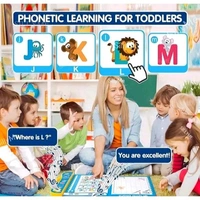Study Book Activities Learning Book Study Book Electronic Intelligent Book with All Learning Materials with Clear Voice with Touch Sensors for Kids FA (Study Book)