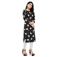 Women's and Girls Crepe Aline Straight kurti new arrival - M