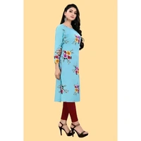 Women's and Girls Crepe Aline Straight kurti new arrival - XL