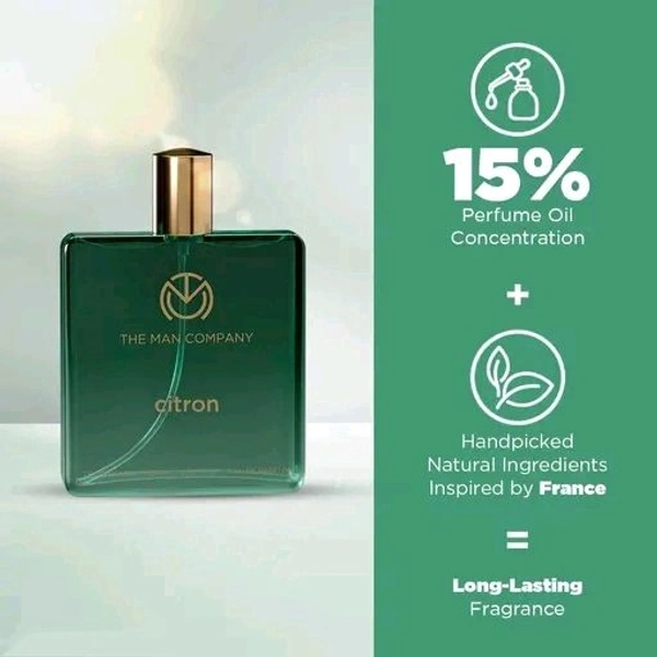 The Man Company CITRON Perfume for Men - 100 ml | Premium Long-Lasting Deo Perfume Body Spray | Gift for Him