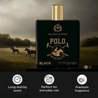 The Man Company Black Perfume - POLO Series | Premium Long-Lasting Deo Perfume Body Spray | EDP for Him
