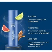 The Man Company PRIVILEGE ACTIVE, BOLD & LEGEND Perfume Body Spray for Men - 150 ML Each (Pack of 3)