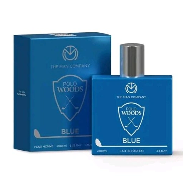 The Man Company EDP for men 100ml – Polo Blue | Premium Perfume | Long-lasting Fragrance | Perfect For Men | Citrusy, Marine and Musky | Made With Essential Oils