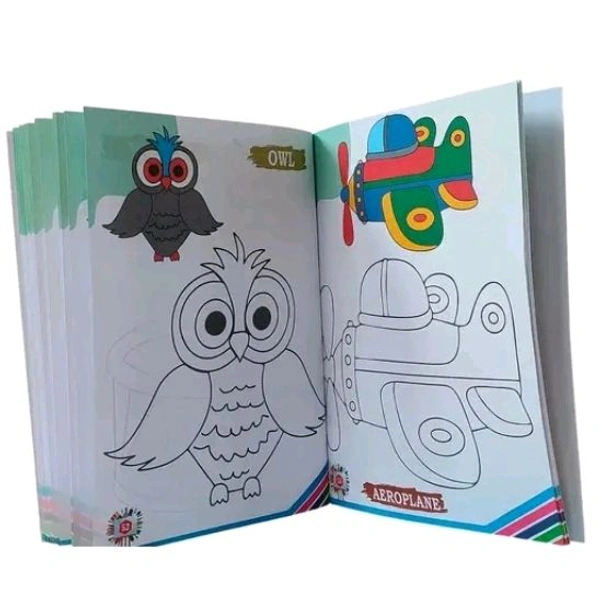Jumbo Colouring Book, Nursery Colouring Book, Colouring Book (3-6 Years Kids)
