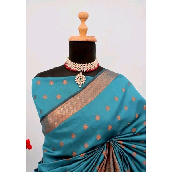 COPER SOFT LICHI SILK SAREE