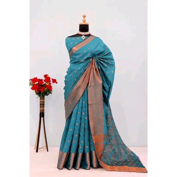 COPER SOFT LICHI SILK SAREE