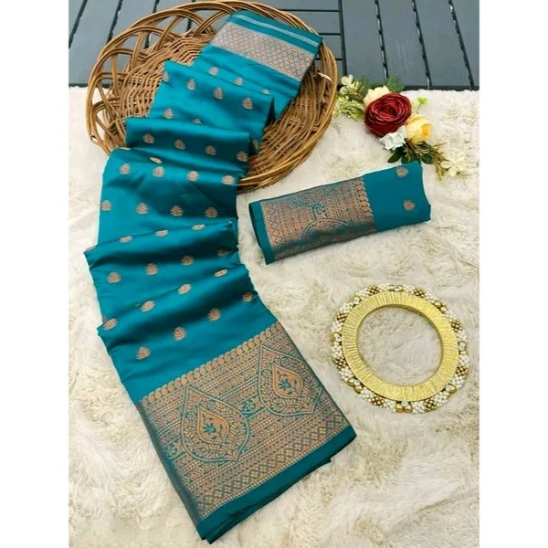 COPER SOFT LICHI SILK SAREE