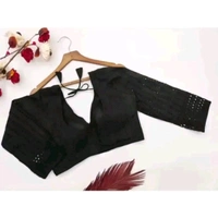 hakoba blouse - Black, 34