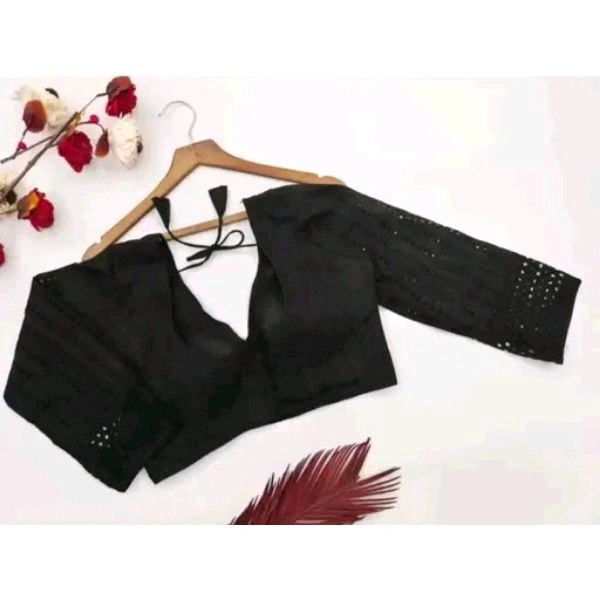 hakoba blouse - Black, 34