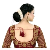 NEW WOMEN EMBRODRY BLOUSE - Maroon, 38