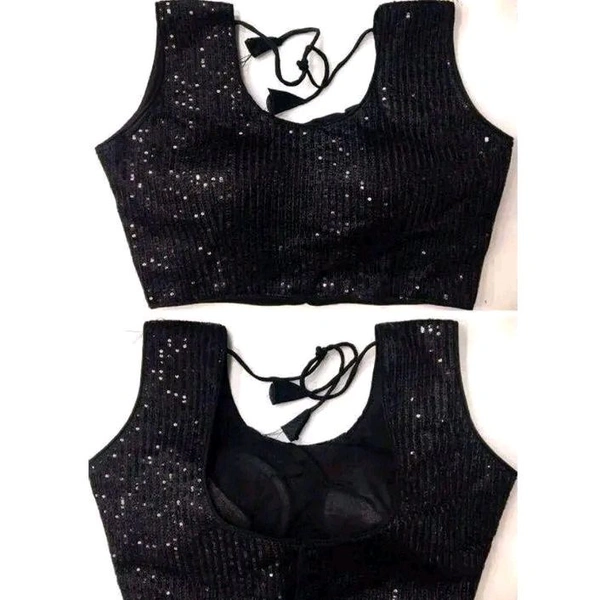 PARTY WEAR BLOUSE FOR WOMEN AND GIRLS - Black, 28