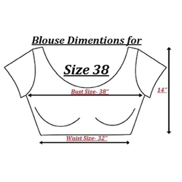 PARTY WEAR BLOUSE FOR WOMEN AND GIRLS - Black, 38