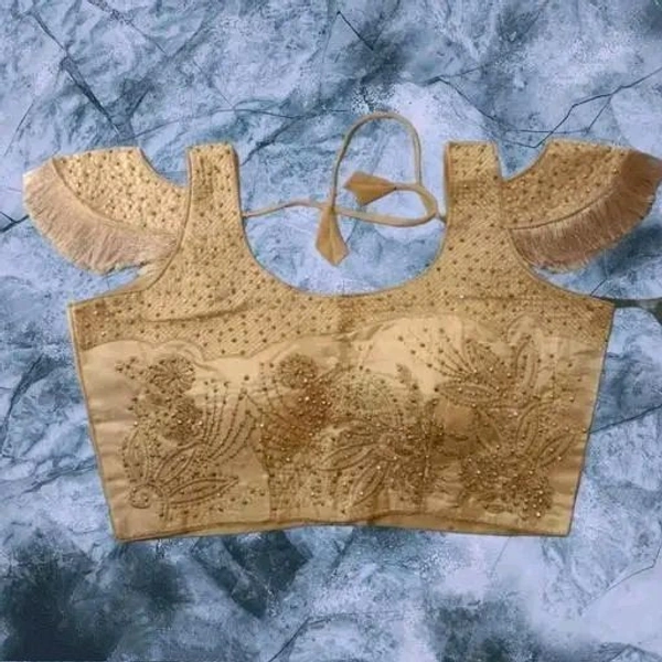 Lace blosue, V - Neck, Woman Blouse - 34