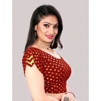 New Fancy With Trading Blouse For Women - Maroon