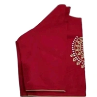 pure cotton embroidery design woman blouse Red Jhumko - Maroon, 40