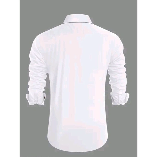 Men Regular Fit Solid Men Shirt - M