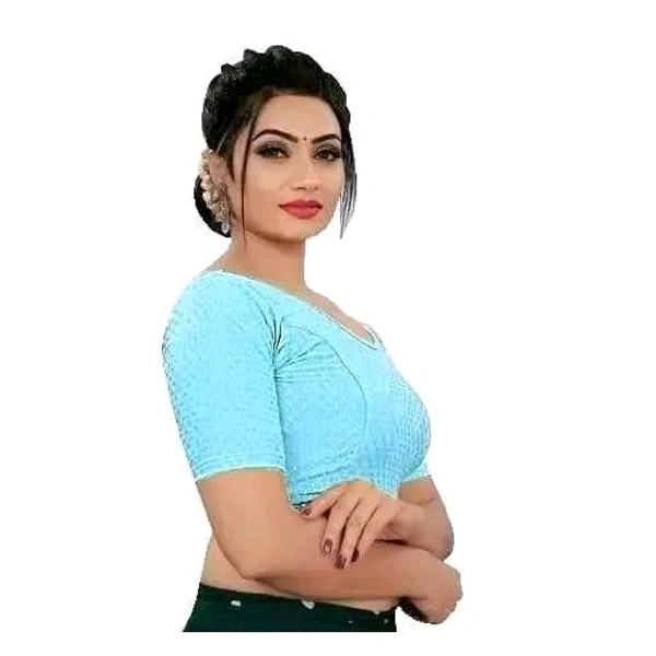 WOMENS' BLOUSE - Blue, 30