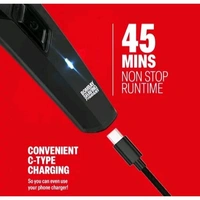 PRO Beard Trimmer For Men, 45 Min Running timer with C-Type Charging Cable
