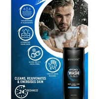 Hydro Wash 3-in-1 Body Wash for men, each 450ml Pack of 2