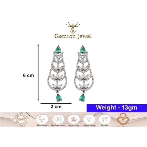 THEREE LAYER AD CHANDBALI EARRINGS
