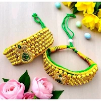 Wedding Pochi Jewellery Set For Women & Girls ( Pack Of 2 )