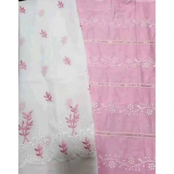 cotton Rose pink dress material