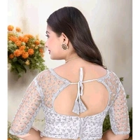 Readymade Net Sequence Blouse, Stylist Blouse, traditional wear, fancy blouse for women - 36