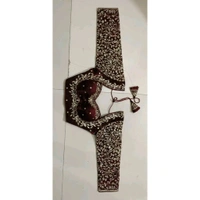 New Embroidery Long Sliv Stitched Free Size Blouse